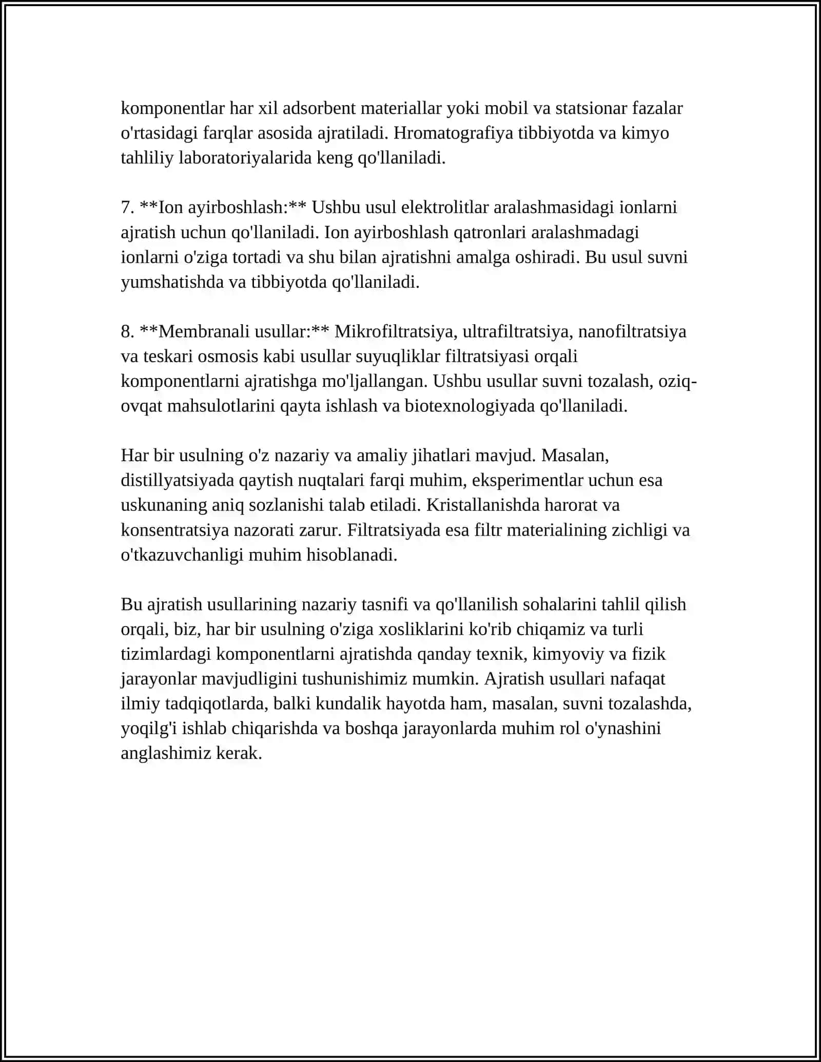 AJRATISH VA KONTSENTRLASH USULLARI: NAZARIY VA AMALIY JIHATLAR 4