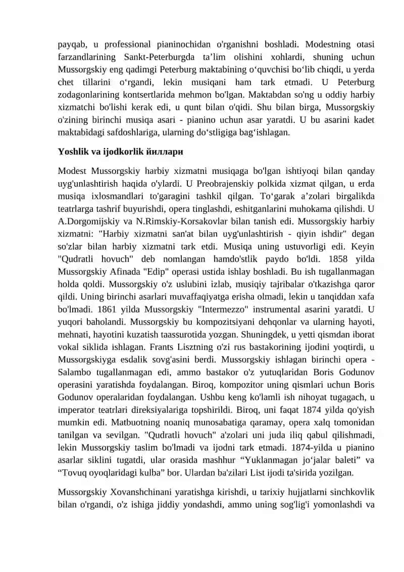 M. P. Musorgskiy ijodi 4