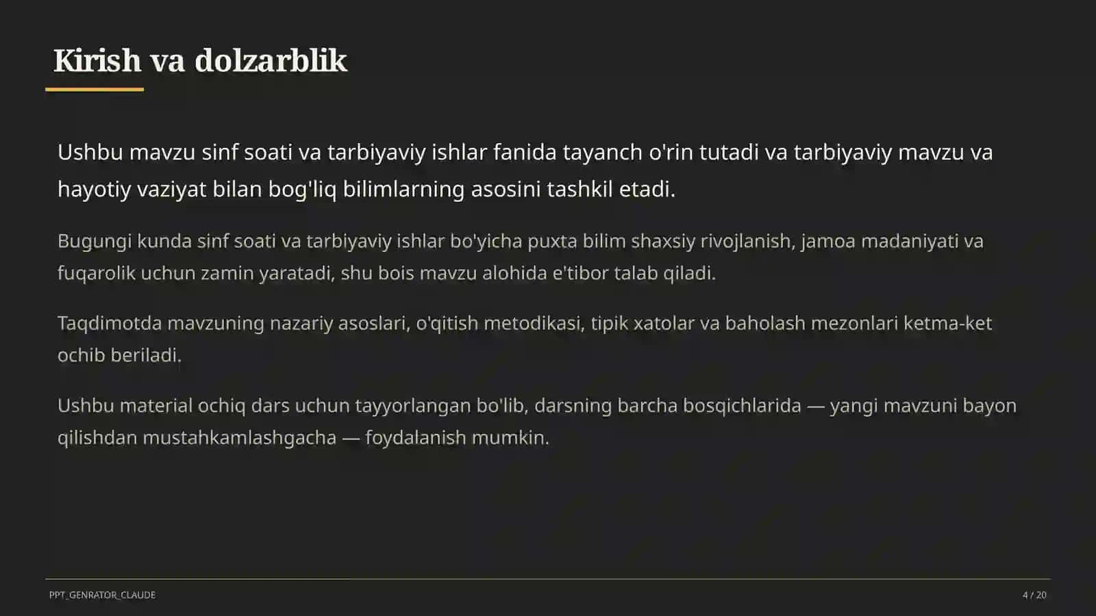 Sinf jamoasini shakllantirish: birgalikda kuchlimiz 4