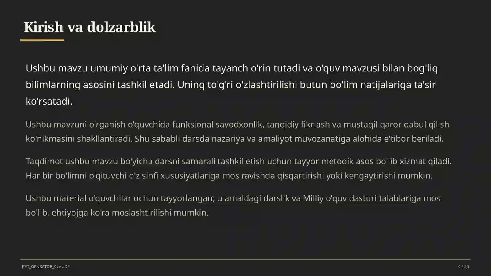 Ekologik ta'lim: iqlim o'zgarishi, suv tejash va chiqindilarni saralash 4