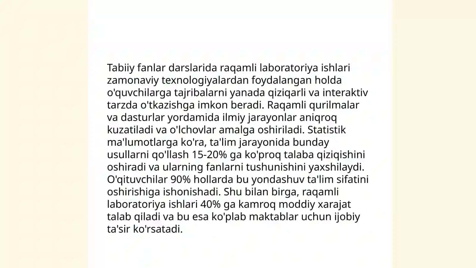 Axborot texnologiyalari Tabiiy Fanlarni O'rgatishda 4