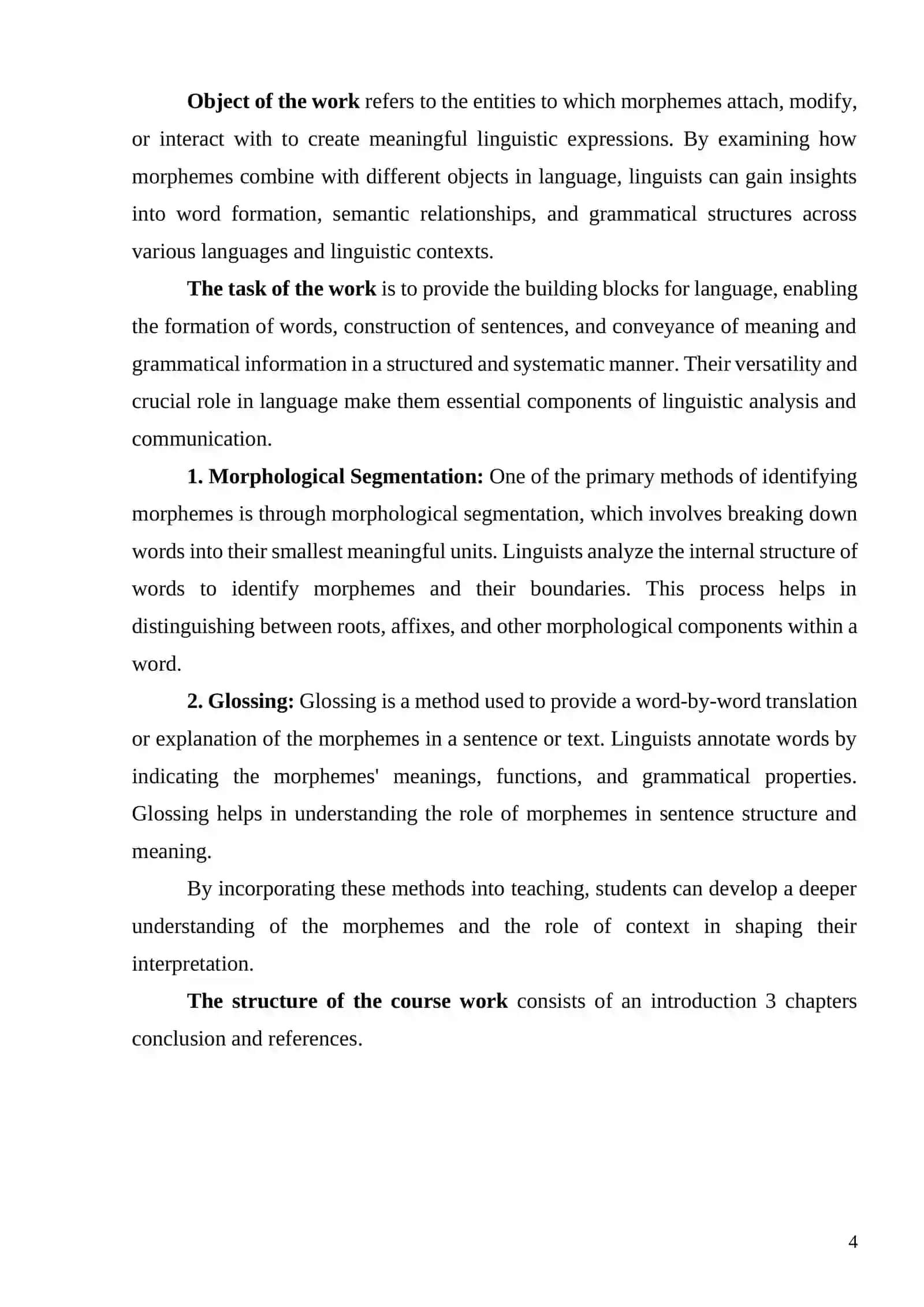 THEORY OF MORPHEMOLOGY 4