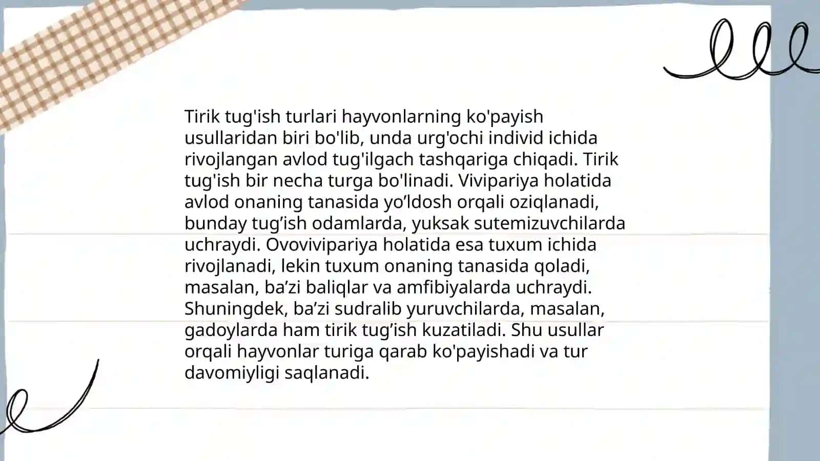 Tirik tug’ish va gatruliyatsiya 4