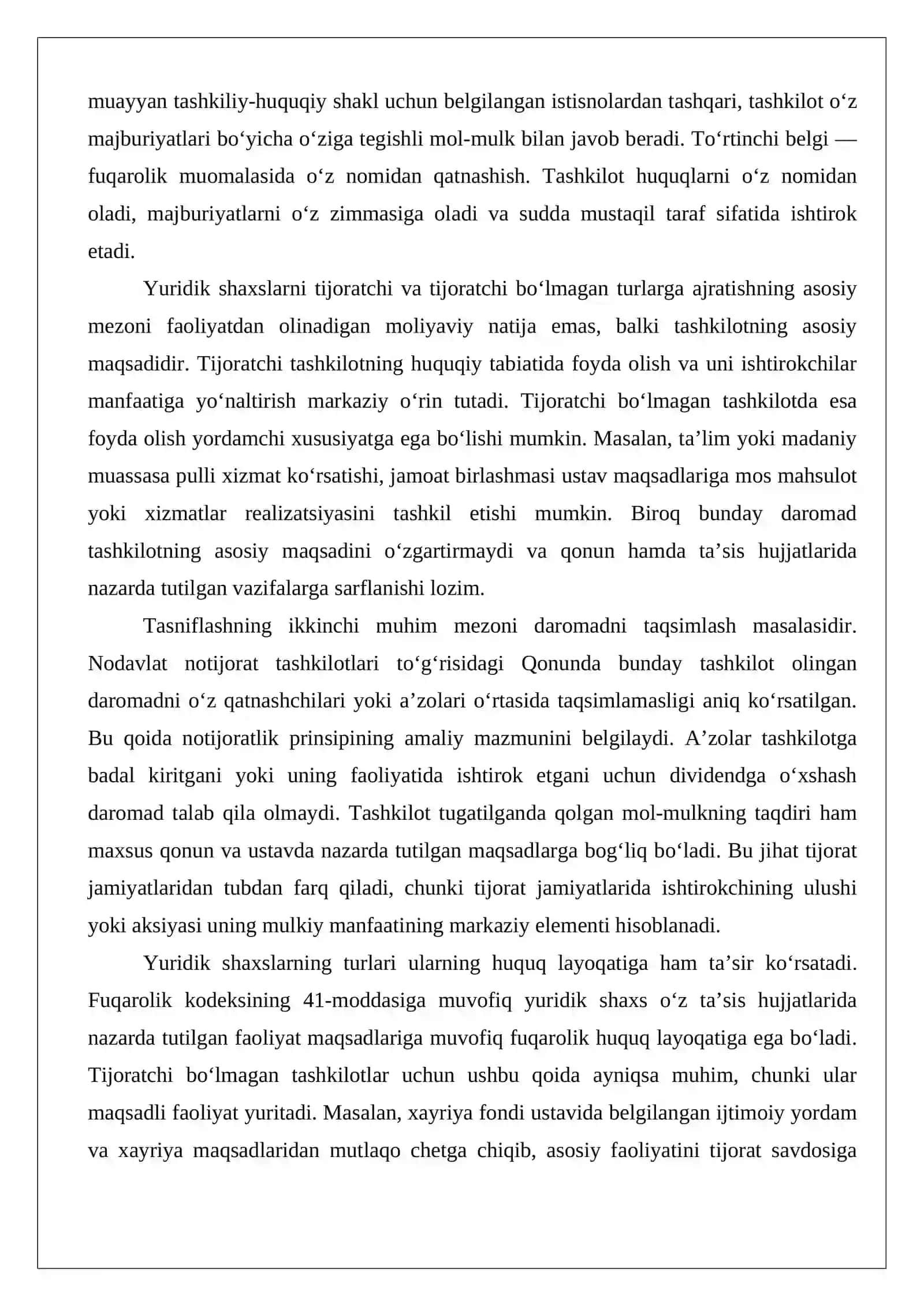 Tijoratchi bo‘lmagan yuridik shaxslar 4