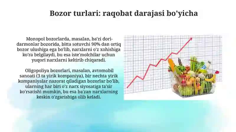 Bozor va bozor turlari 4