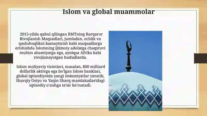Islom qadriyatlari va marifatining hozirgi davrdagi ahamiyati 4