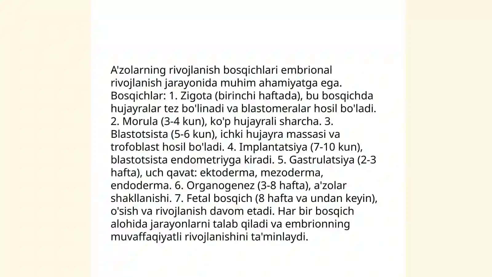 Vaqtincha a'zolarning tuzulishi va mohiyati 4