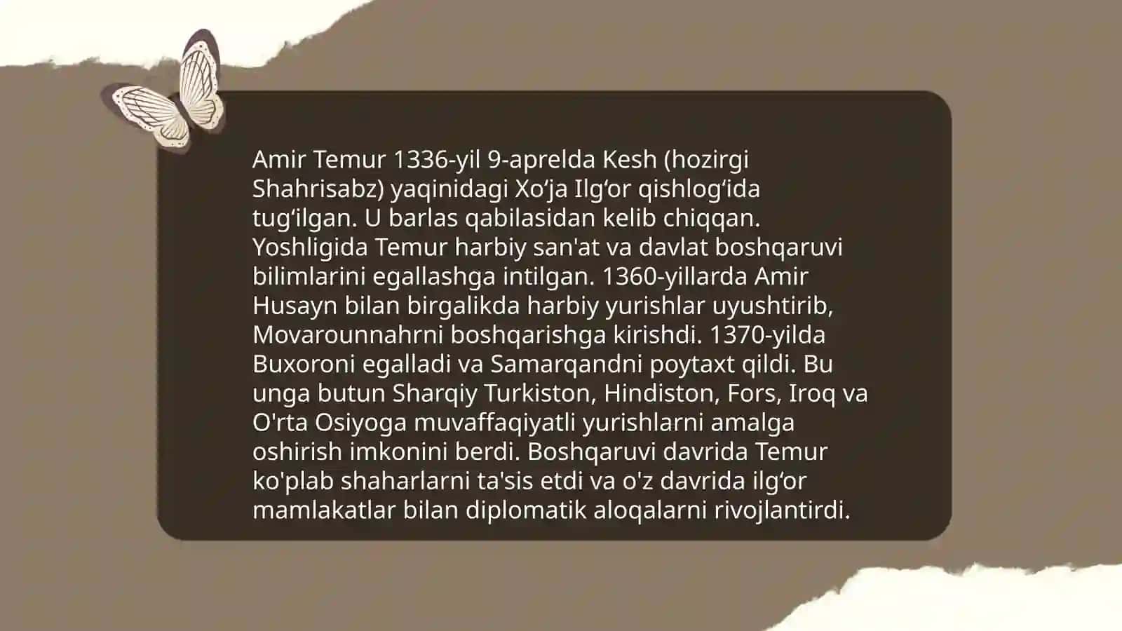 AMIR TEMUR HARBIY YURISHLARI 4