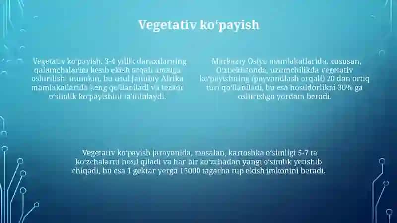 Oʻsimliklarda jinsiy va jinssiz koʻpayish 4