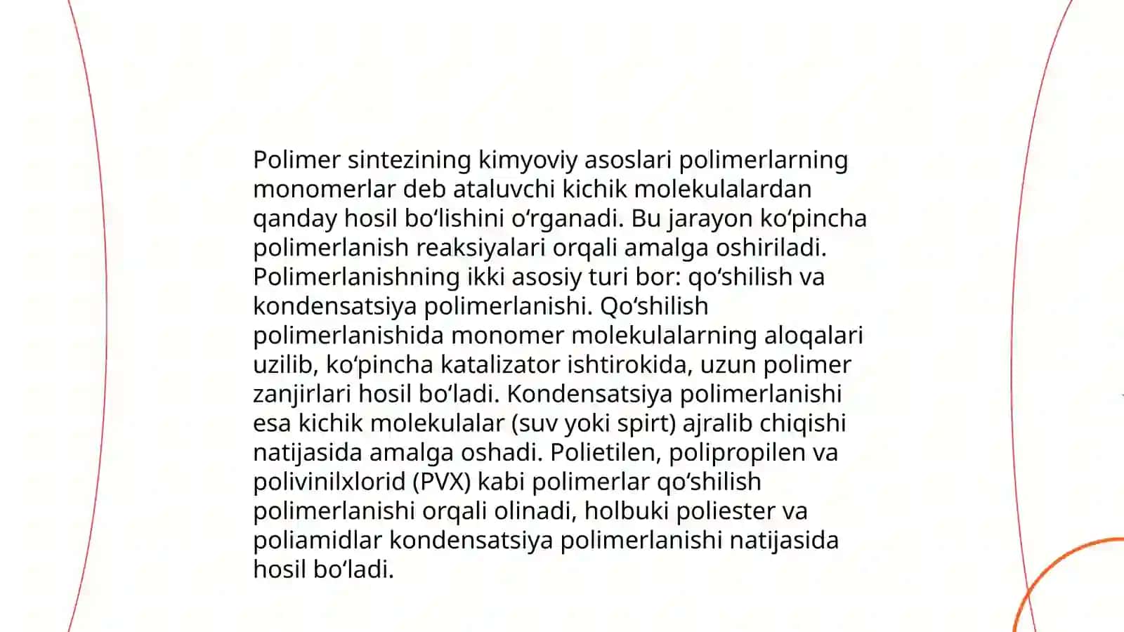 Polimerlar sintezi 4