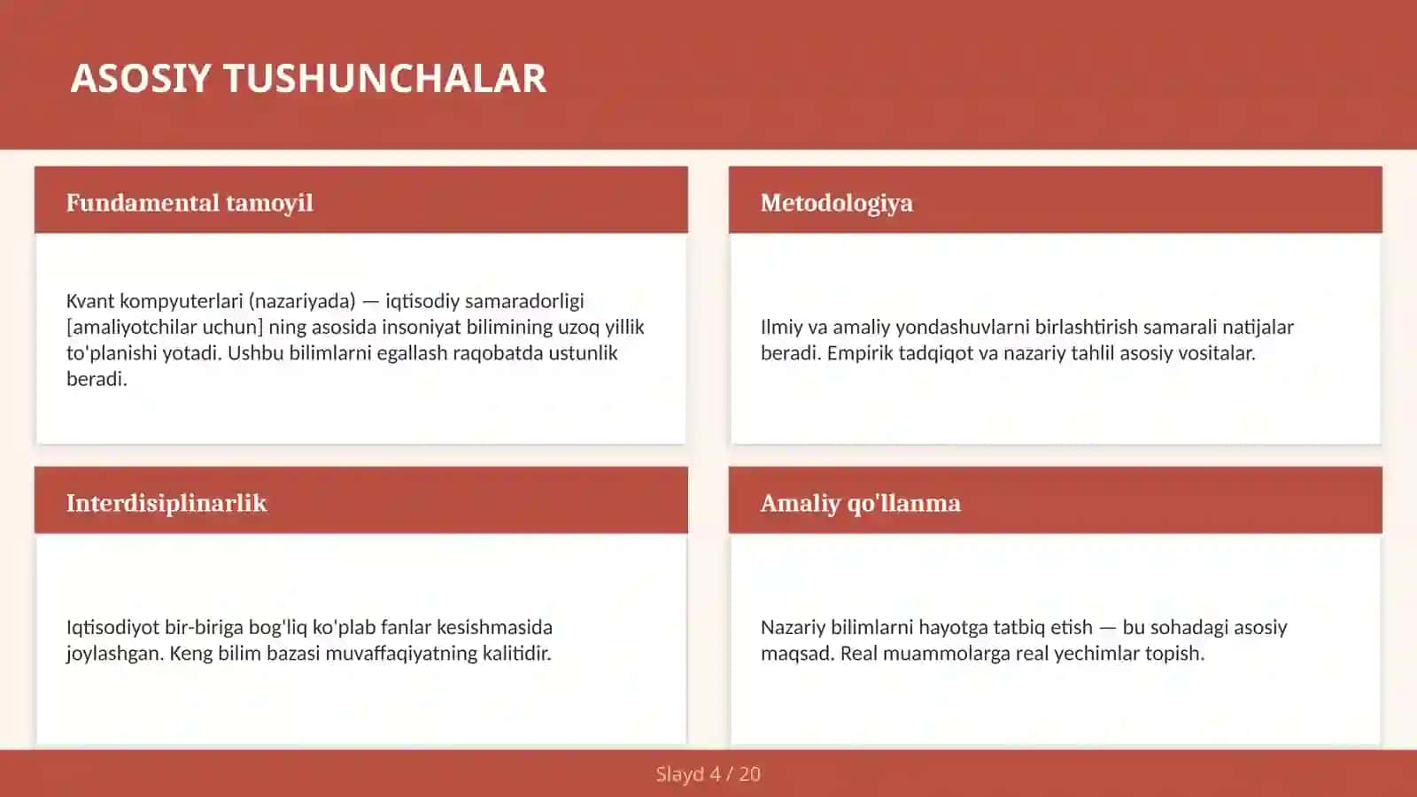 Kvant kompyuterlari (nazariyada) — iqtisodiy samaradorligi [amaliyotchilar uchun] 4