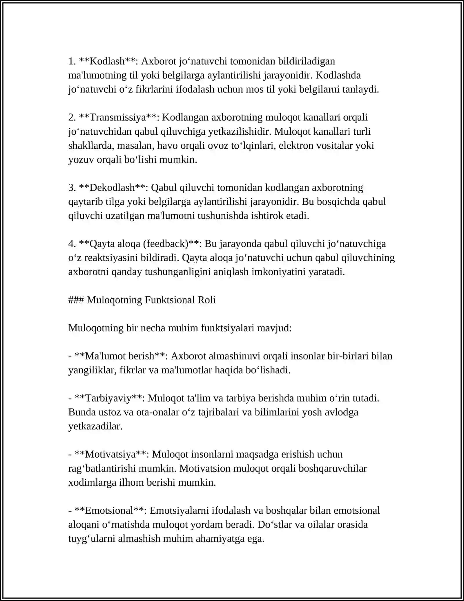 MATN MUHARRIRI YORDAMIDA GRAFIK OBYEKTLAR REFERAT 4