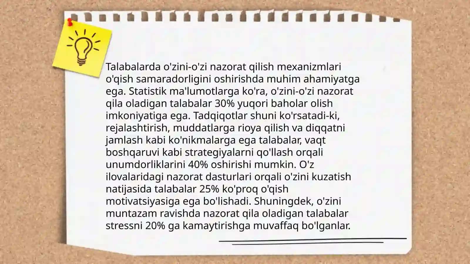 Talabalarda o'zini-o'zi nazorat qilishni, rivojlantirishni pedogogik-psixologik xususiyatlari 4
