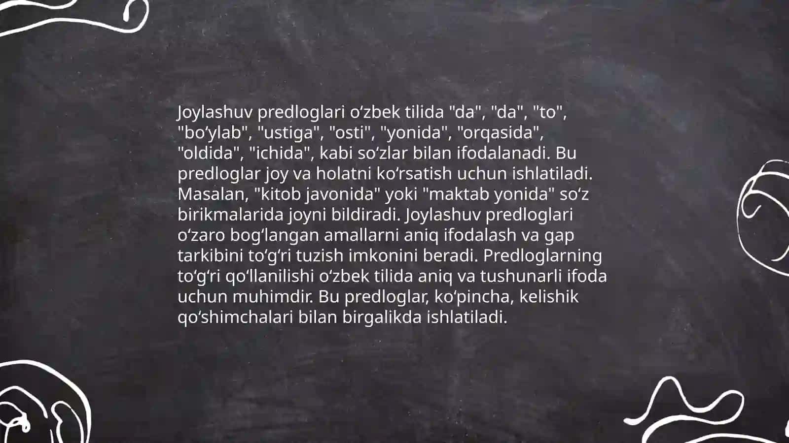 To'g'ri predloglar 4