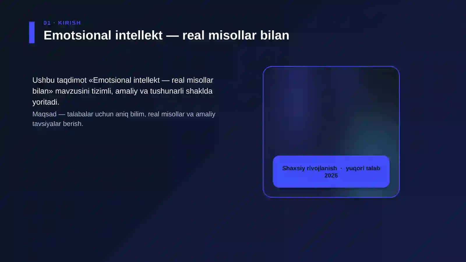 Emotsional intellekt — real misollar bilan 4