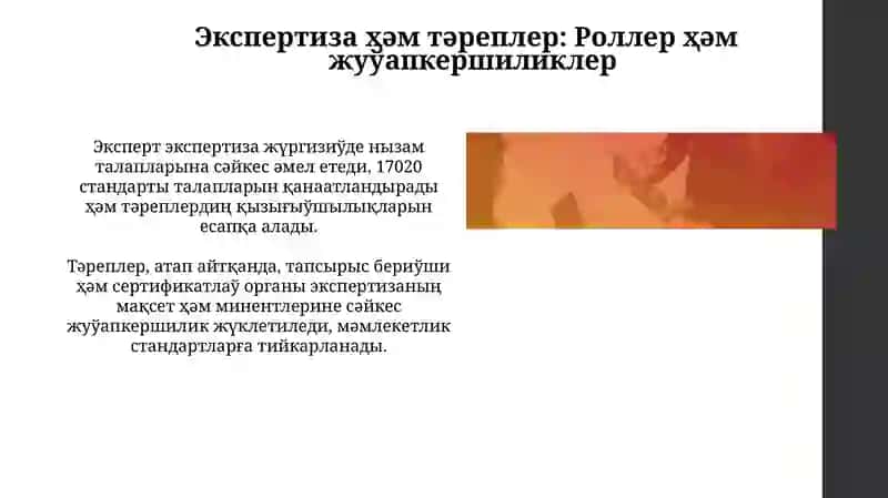 Келисимди баҳалаўда экспертлер ҳәм аудитлер 4