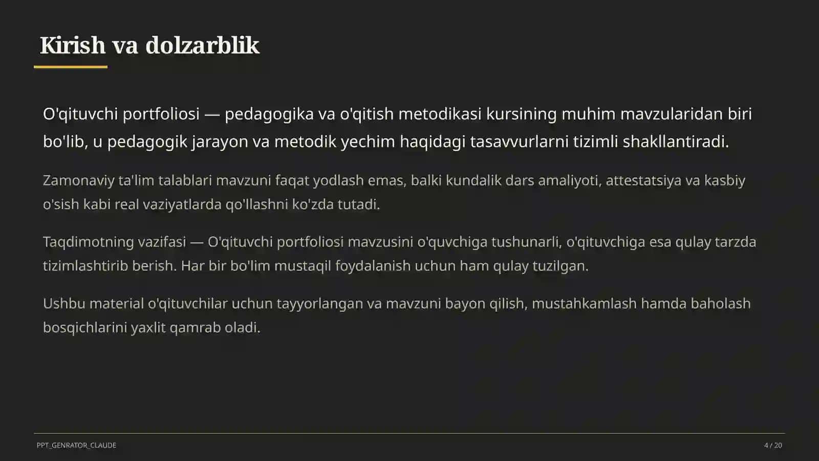 O'qituvchi portfoliosi 4