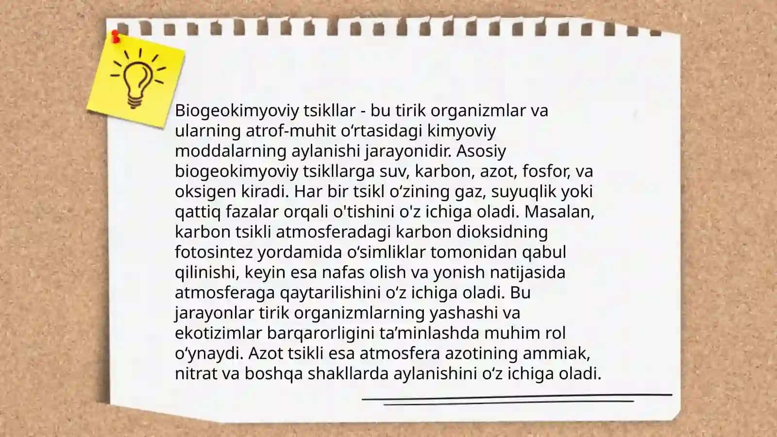 Kimyo fanini boshqa (biologiya, ekologiya, geografiya) fanlari bilan bog'liqligi 4