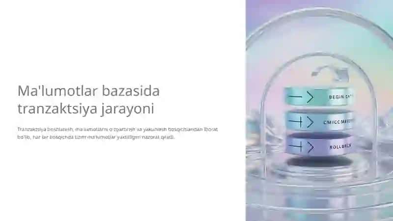 Tranzaktsiyalarni boshqarishda SQL so'rovlari 4