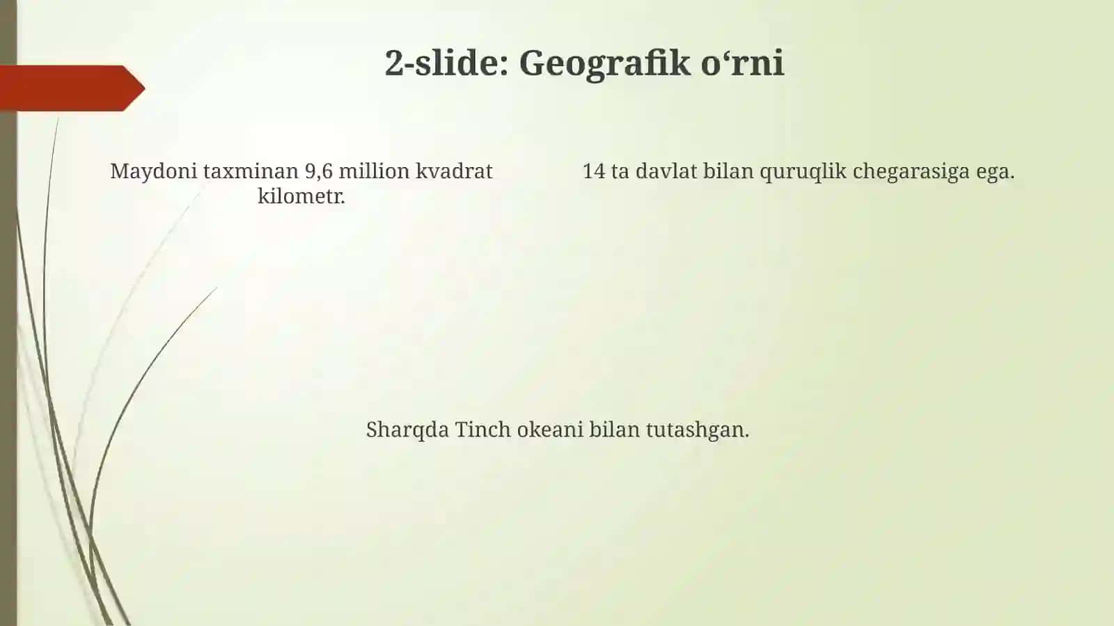 XITOY DAVLATI HAQIDA 4