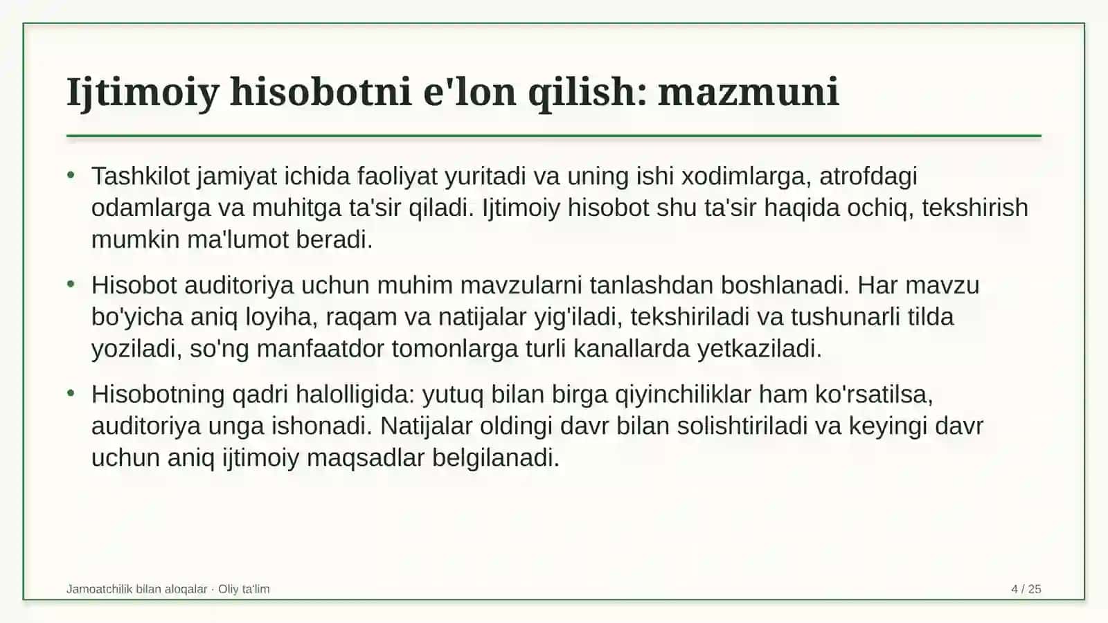 aeroportlarda ijtimoiy hisobotni e'lon qilish 6789 4