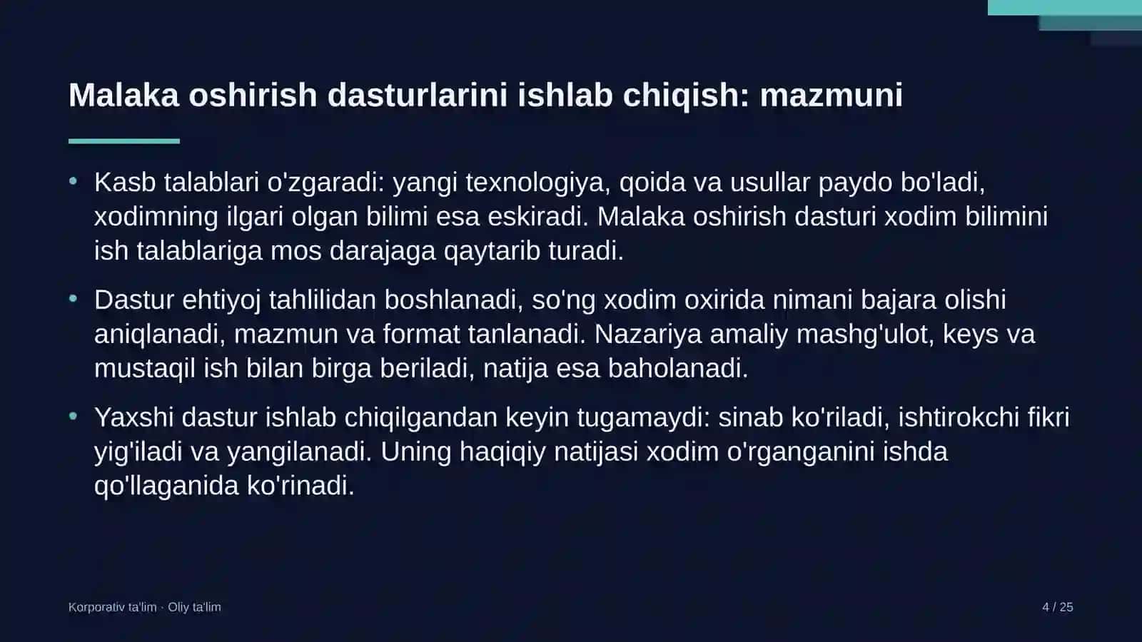 antimonopol organlarda kasbiy malaka oshirish dasturlarini ishlab chiqish 8646 4