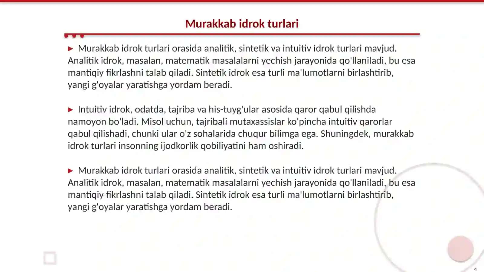 Idrokning murakkab turlari 4