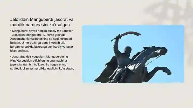 Amir Temur harbiy san'at tarixi rivojlantirishda strategik rejalashtirishni joriy etishi 4