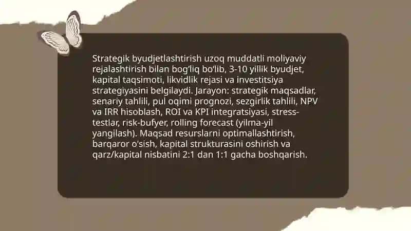Menejment buxgalteriya va strategik qarorlar 4