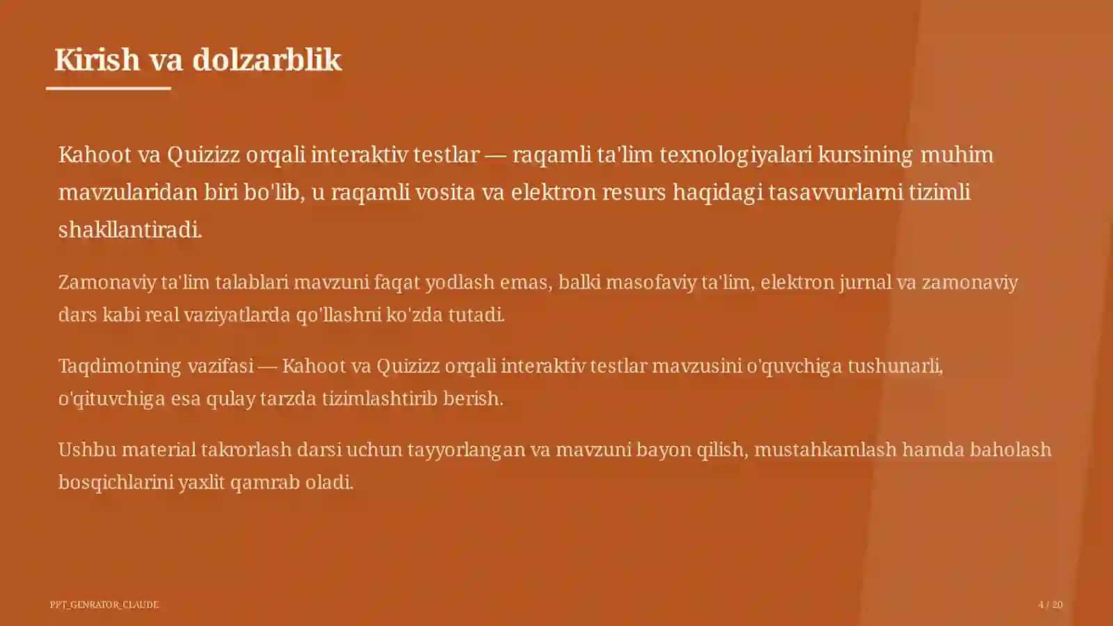 Raqamli ta'lim texnologiyalari 4