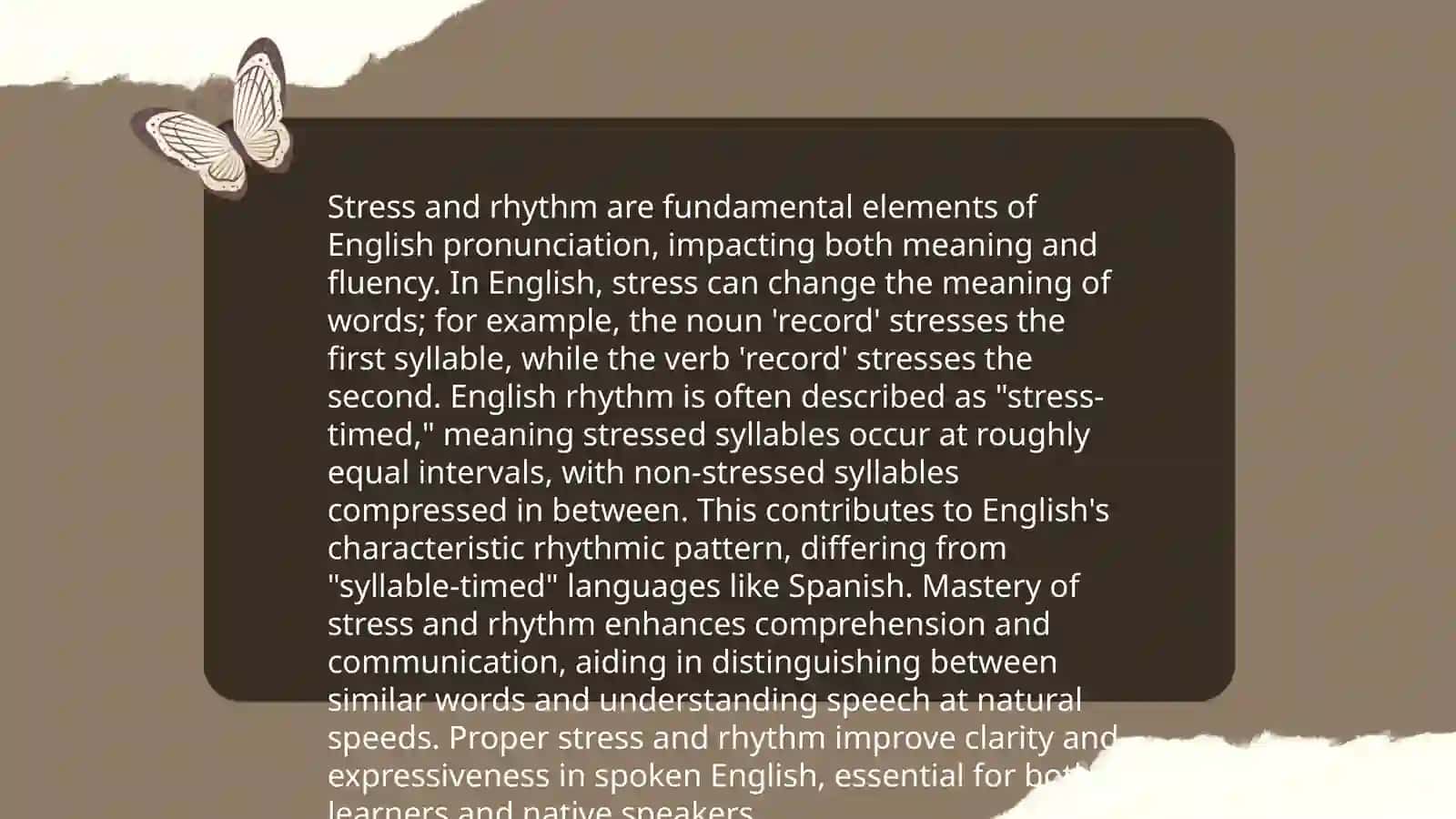Fiature of spoken English 4