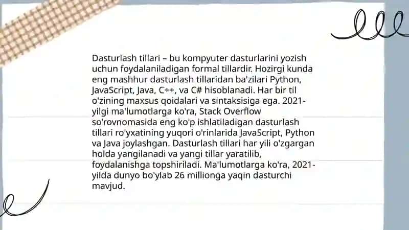 Kompyuter tizimining dasturiy taʼminoti 4