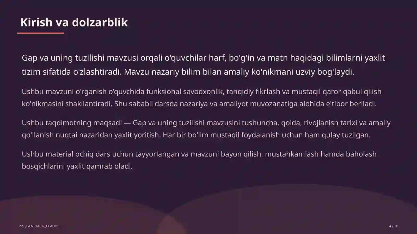 Gap va uning tuzilishi (1-sinf) 4