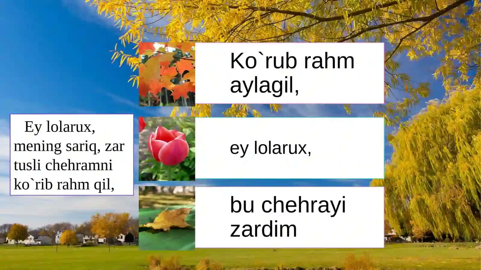 BOBURNING “XAZON YAPROG`I” G`AZALI TAHLILI 4
