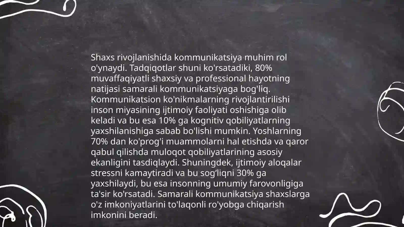 Shaxslararo muloqotning shaxs taraqqiyotidagi ôrni 4