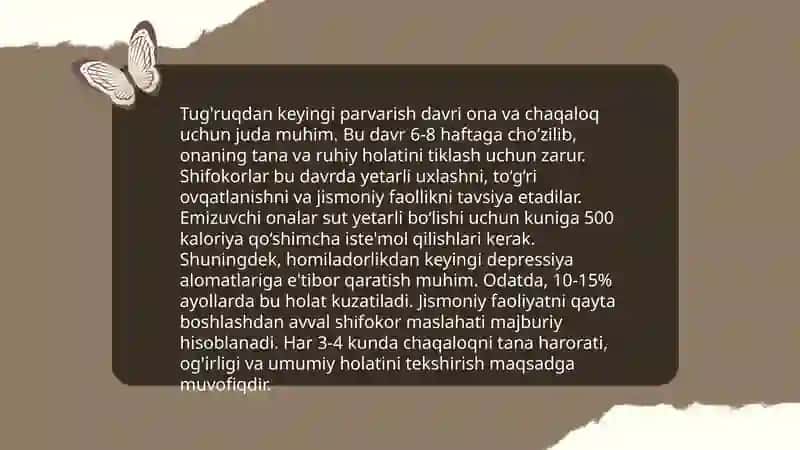 Akusherlik va ginekologiya kasalliklari va usullari 4