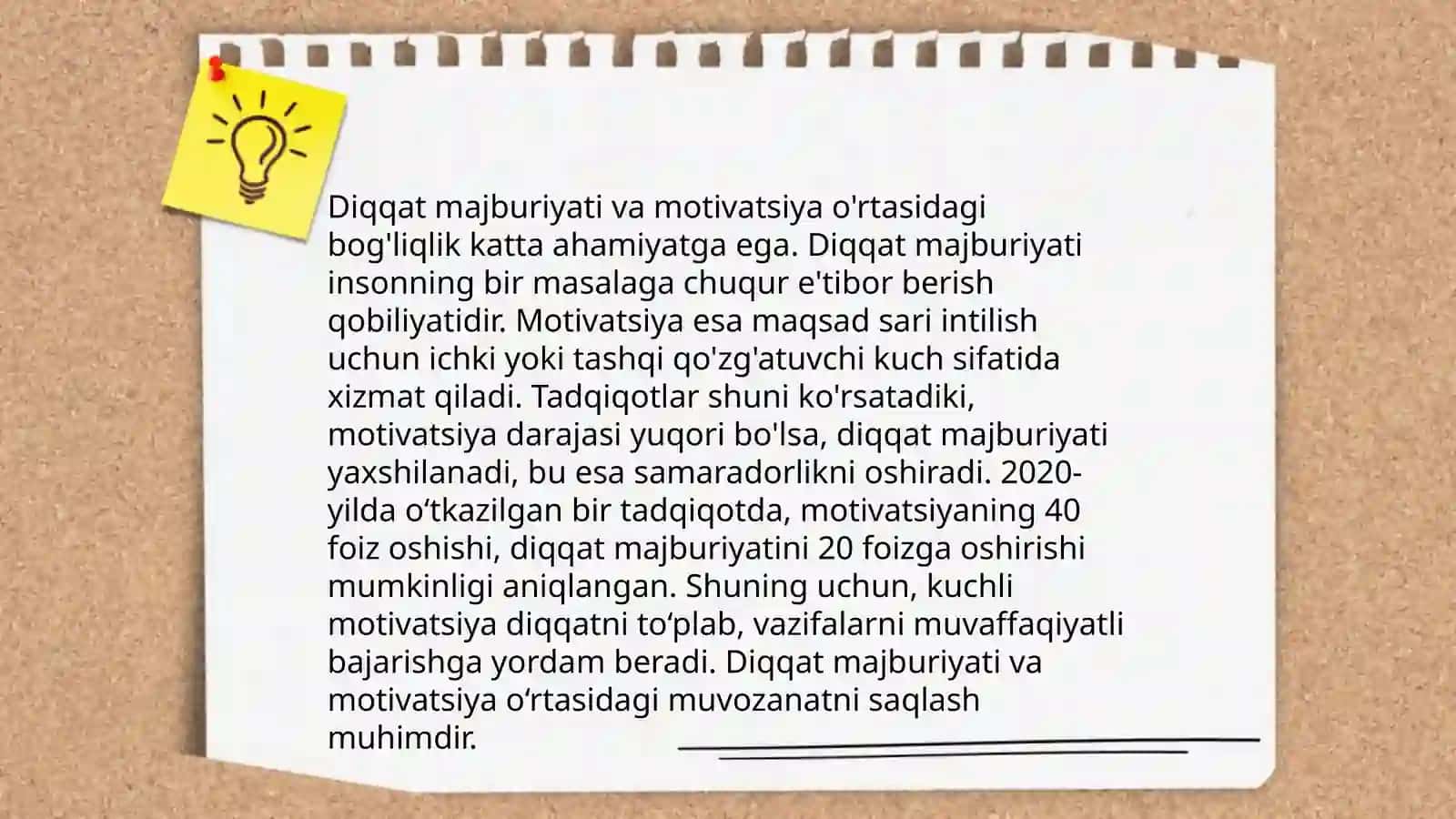 Diqqatni rivojlantirish usullari 4
