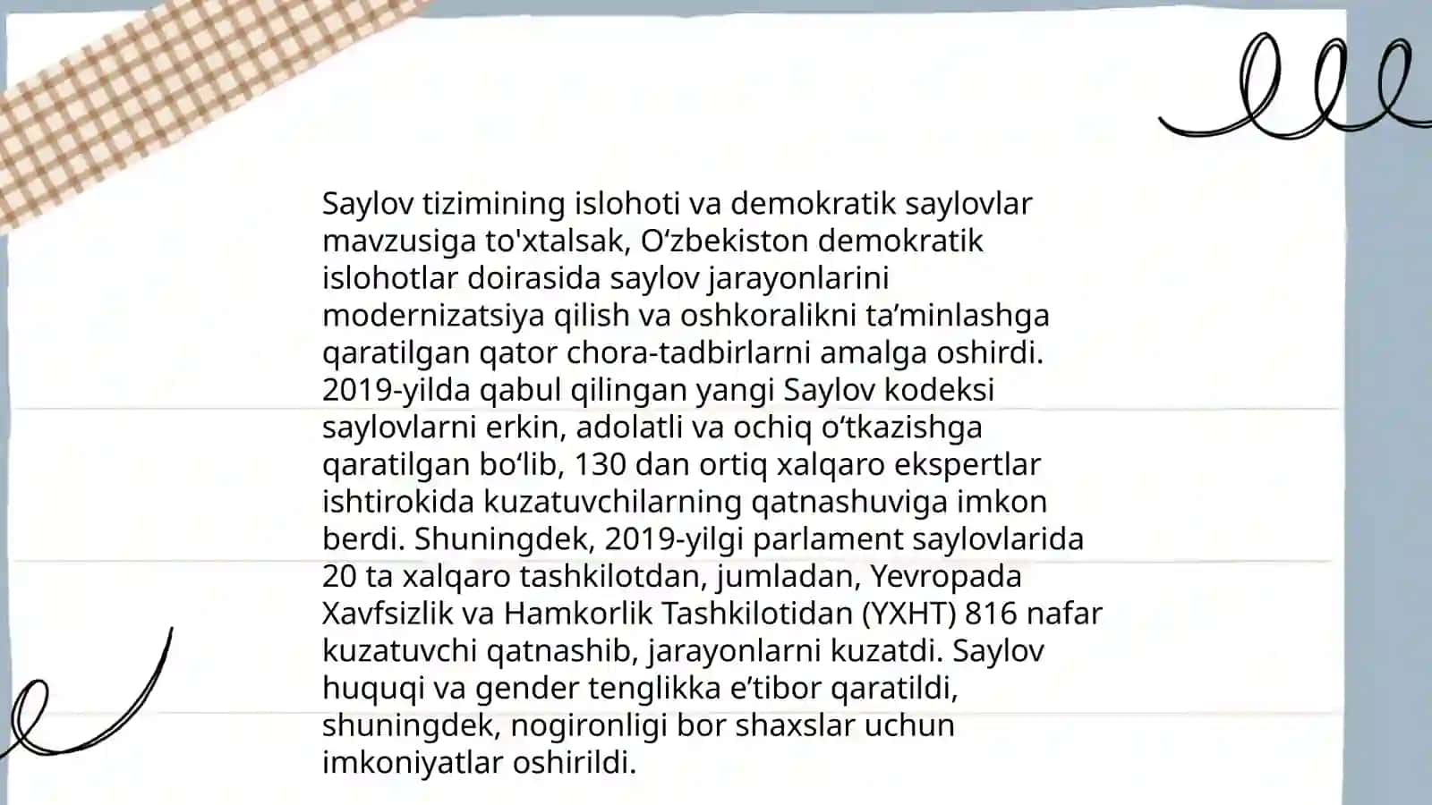 O'zbekistonda demokratik fuqorolik jamiyati asoslarining shakillanishi amalga oshirilgan siyosiy isloxotlar 4