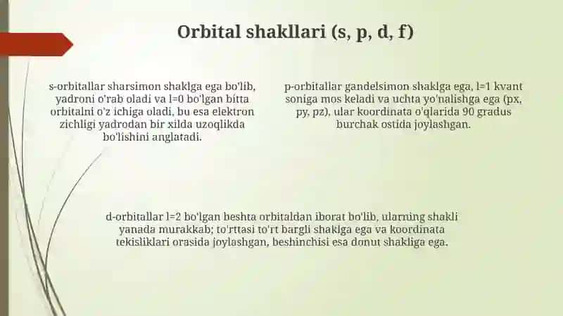 Atom orbitallari 4