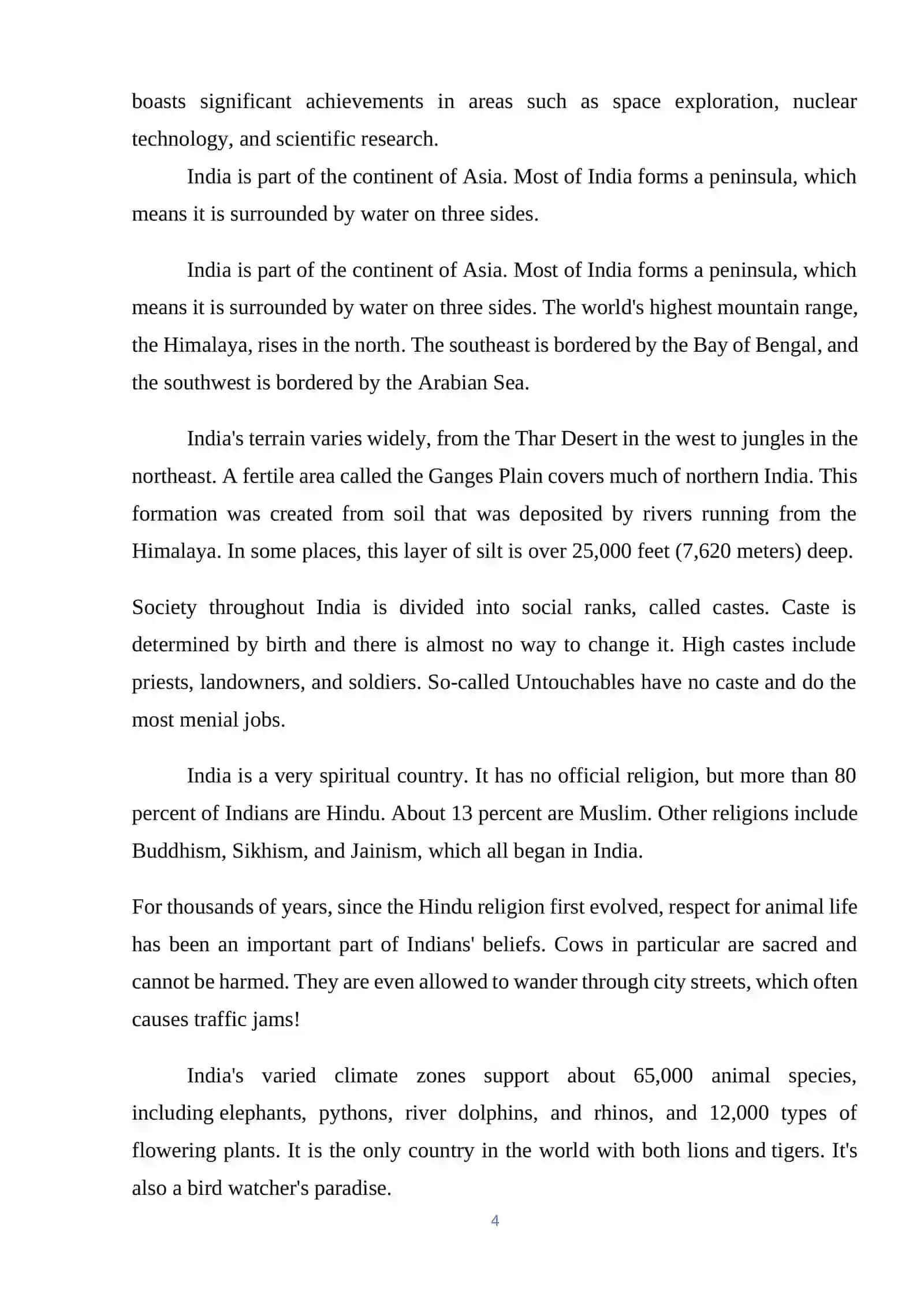 India Country Study 4
