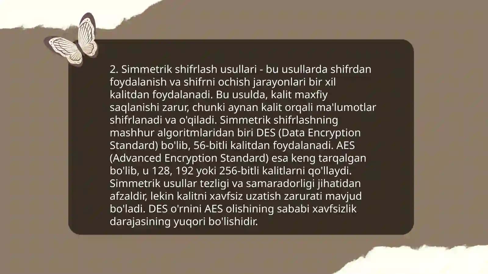 Kriptografiya asosiy tushunchalari 4