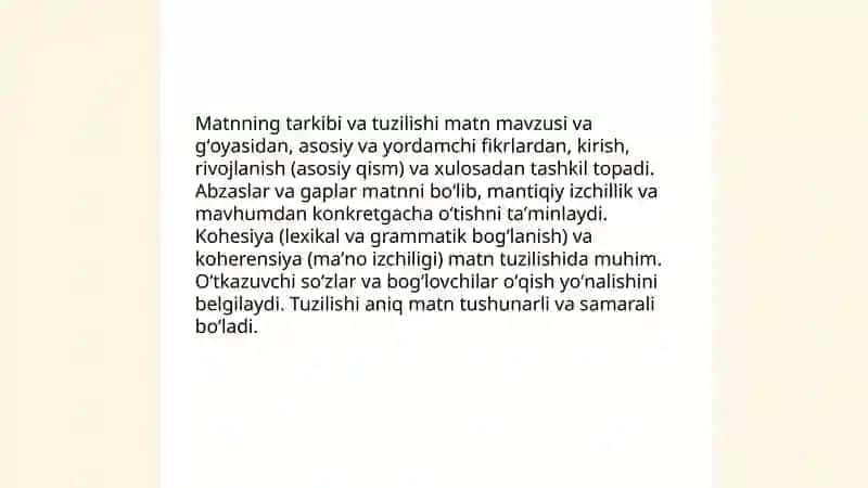 Matn va uning turlari 4