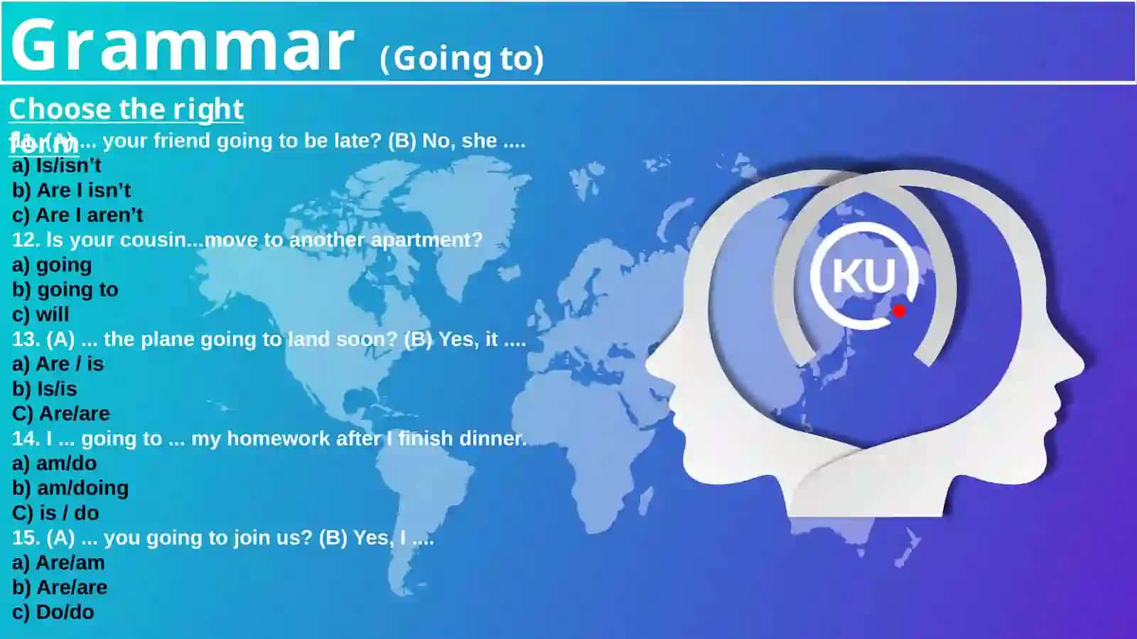 Final Test Preparation Grammar(Going to) 4