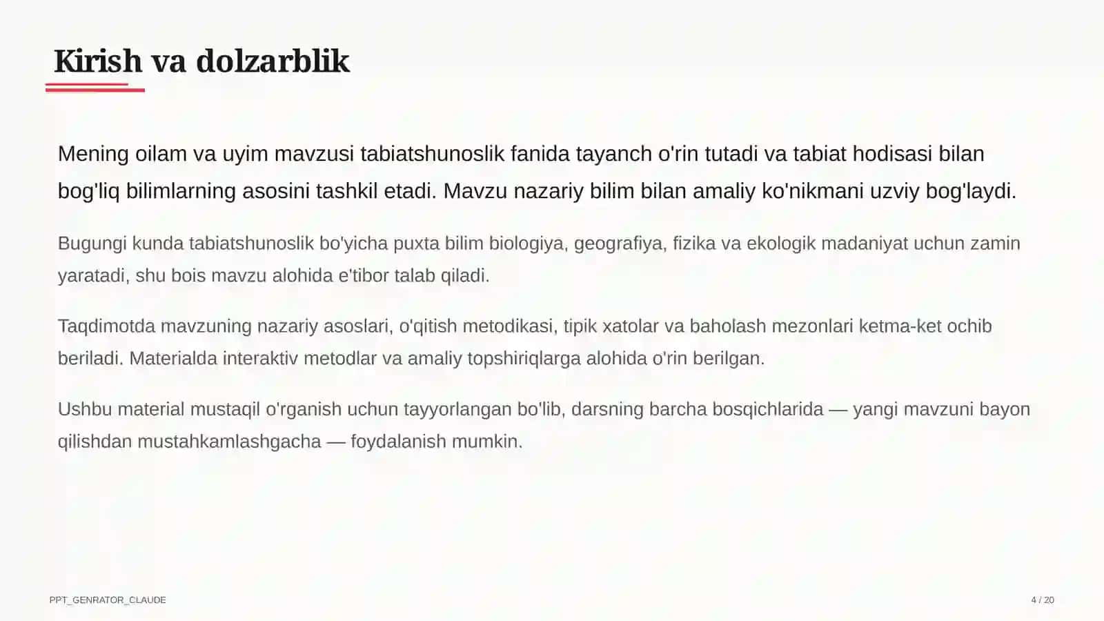 Mening oilam va uyim (1-sinf) 4