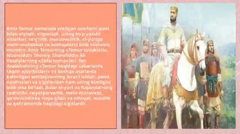 AMIR TEMUR BUYUK DAVLAT ARBOBI VA SARKARDA 4