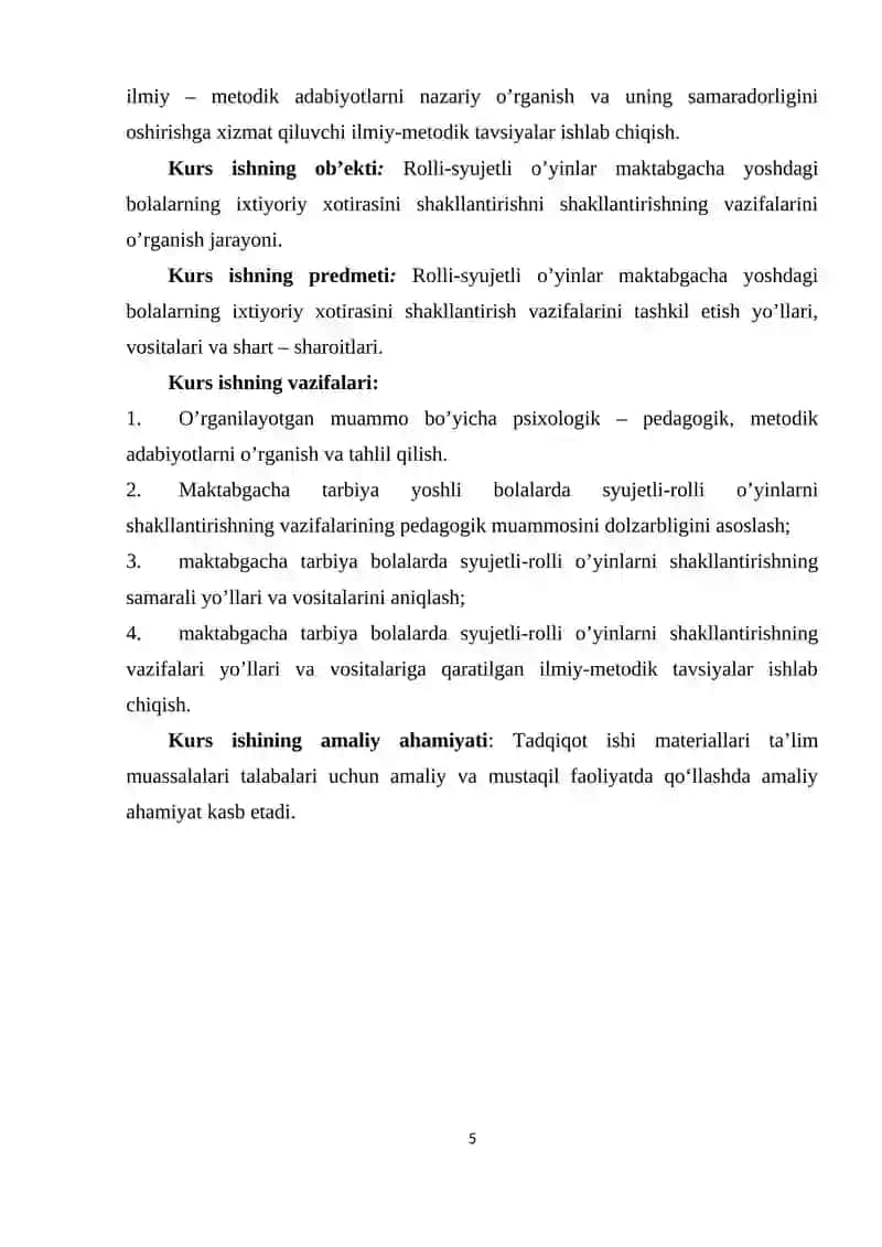 Rolli-syujetli o'yinlar psixologik taraqqiyoti 4