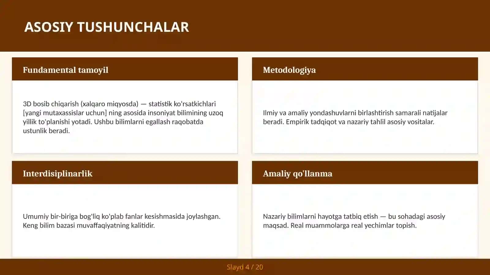 3D bosib chiqarish (xalqaro miqyosda) — statistik ko'rsatkichlari [yangi mutaxassislar uchun] 4