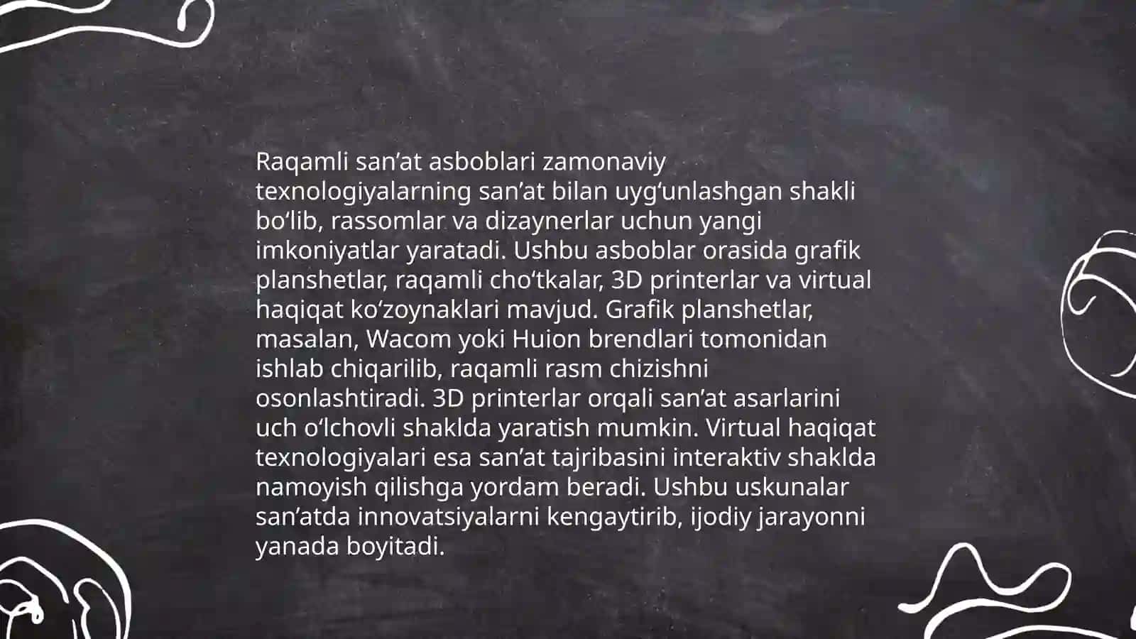 Animatsion axborotlarni yaratish va qayta ishlash vositalari 4