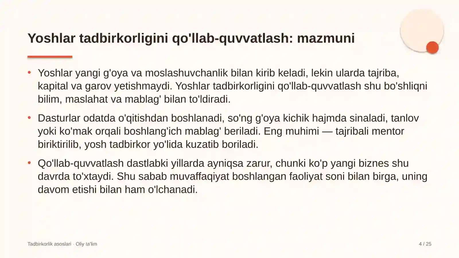 energiya auditi tashkilotlarida yoshlar tadbirkorligini qo'llab quvvatlash 6808 4