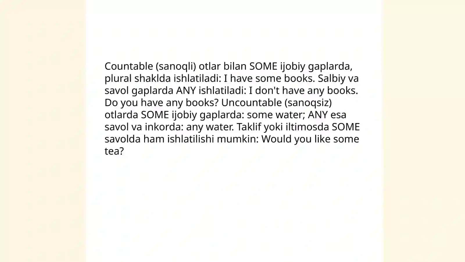 SOME VA ANY QO‘SHIMCHALARIDAN TO‘G‘RI FOYDALANISH 4
